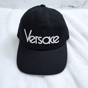 Versace Vintage Logo Baseball Cap Black | Size M | MSRP $360